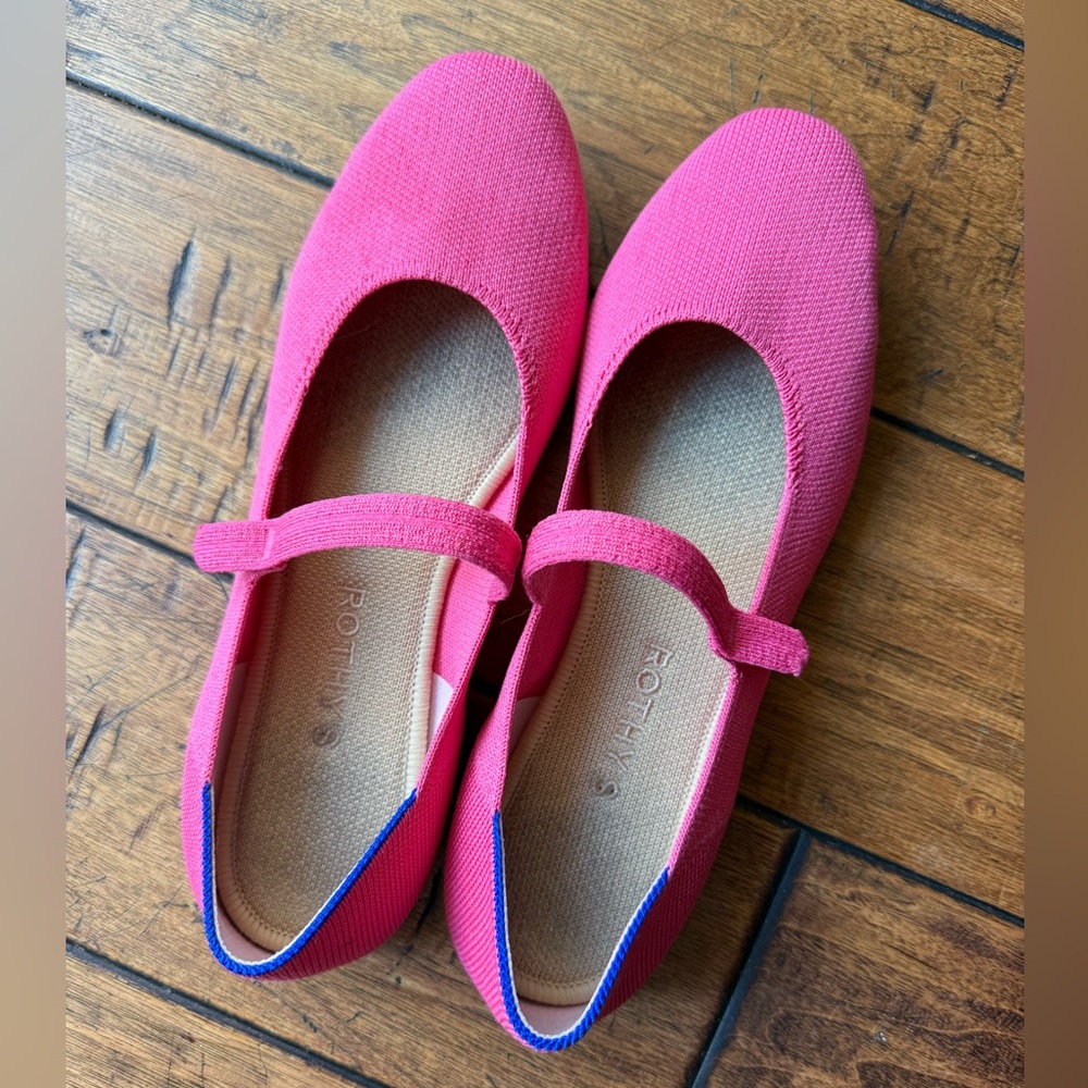 Rothy’s The Square Mary Jane in Soirée Pink